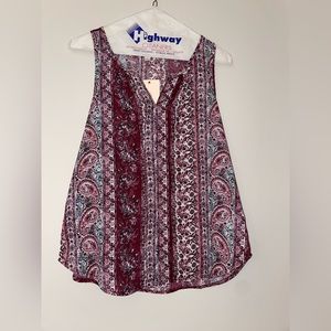 Floral patterned blouse, new with tags